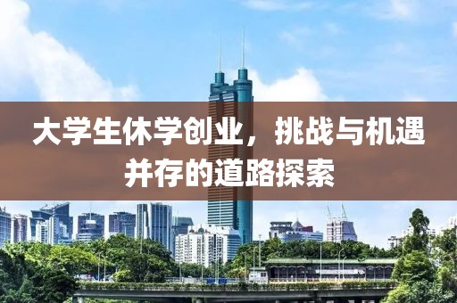 大学生休学创业，挑战与机遇并存的道路探索