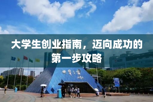 大学生创业指南，迈向成功的第一步攻略