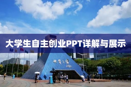 大学生自主创业PPT详解与展示