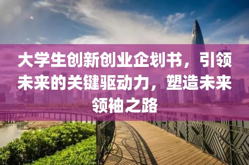 大学生创新创业企划书，引领未来的关键驱动力，塑造未来领袖之路