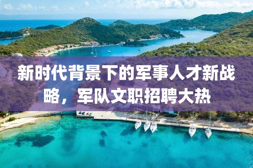 新时代背景下的军事人才新战略，军队文职招聘大热