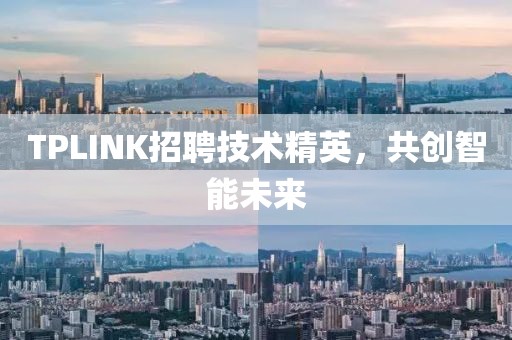 TPLINK招聘技术精英，共创智能未来