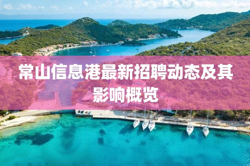 常山信息港最新招聘动态及其影响概览