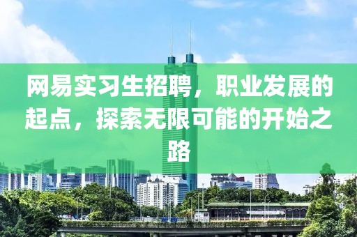 网易实习生招聘，职业发展的起点，探索无限可能的开始之路