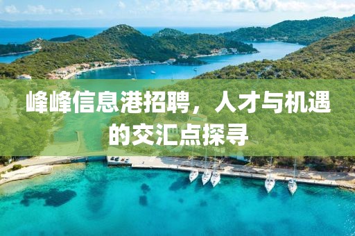 峰峰信息港招聘，人才与机遇的交汇点探寻