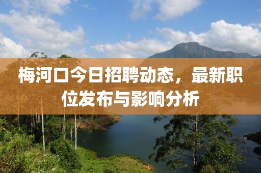 梅河口今日招聘动态，最新职位发布与影响分析