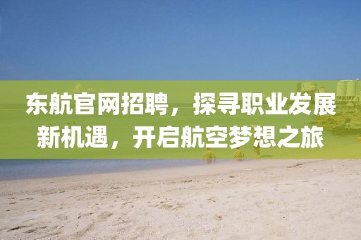 东航官网招聘，探寻职业发展新机遇，开启航空梦想之旅