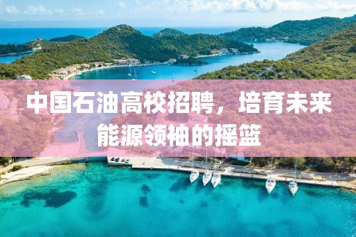 中国石油高校招聘，培育未来能源领袖的摇篮