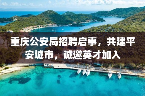 重庆公安局招聘启事，共建平安城市，诚邀英才加入