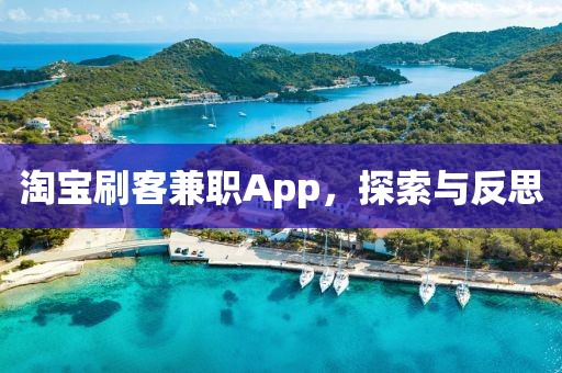 淘宝刷客兼职App，探索与反思